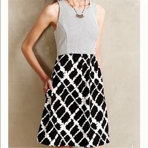 Tabitha Monochrome Patterned Top